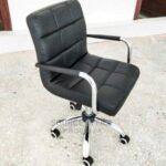 modern black executive office chair