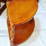 Modern Tri-Leg Centre Table with Warm Finish Uganda