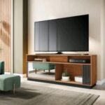 Premium Wooden TV Stand for Contemporary Homes Uganda