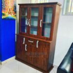 Traditional Three Door Wooden Sideboard for Home Use