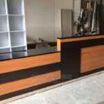Modern Reception Desk Uganda 1.8m Office Furniture Kampala Extra Spacious Corporate Design
