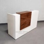Reception Desk with Multiple Lockable Drawers for Secure Office Storage