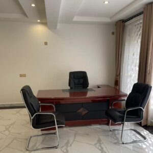 modern shared office table with drawers