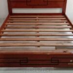 Contemporary Black Wooden Bed Frame Uganda