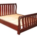 King Size Wooden Bed Frame with Elegant Finish