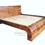 Contemporary Wooden Bed Frame for Master Suites