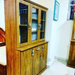 Premium Wooden Cupboard with Elegant Natural Grain Finish