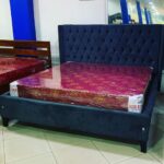 navy blue study desk storage