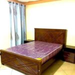 navy blue tufted bed frame