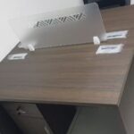office desk with lockable storage