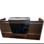 Durable Wooden Reception Desk for Commercial Offices Kampala