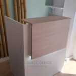 Premium Finish Reception Counter Desk for Corporate Image