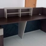 Space Saving Reception Counter Desk Uganda Business Use
