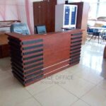 Heavy Duty Wooden Reception Desk for Office Use Uganda