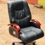 premium black director seat