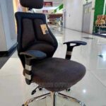 premium brown manager chair with high back
