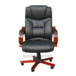premium ivory swivel office chair