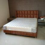 Modern Wooden Bed Frame for Guest Bedrooms Kampala
