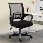 premium office chair with rolling wheels