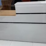 Compact Wooden Reception Desk for Small Offices Uganda