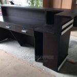 Commercial Reception Counter Desk Uganda Modern Furniture Space Saving Office Design