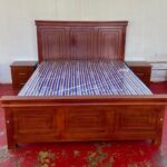 queen study bed modern