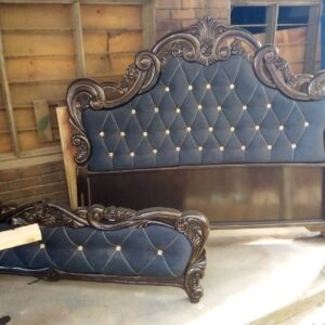 queen tufted study frame