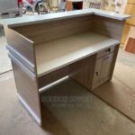 Stylish Corporate Reception Counter Desk with Clean Finish Uganda