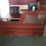 Smart Space Saving Reception Counter Desk for Small Offices Uganda