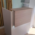 Reception Desk Uganda Commercial Use Modern Wooden Counter