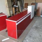 Secure Lockable Office Reception Counter Desk for Document Storage