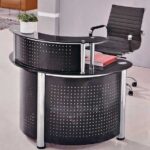 Compact Front Desk Reception Counter for Business Reception Areas
