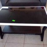 Contemporary Coffee Table with Geometric Leg Design