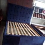 Luxury Solid Timber Bed Frame with Medium Finish Kampala