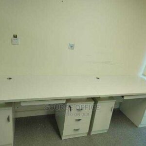 shared workspace with glass panels