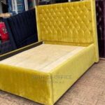single study bed with cabinet