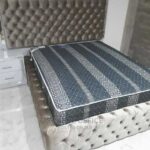 study bed frame grey