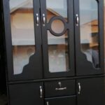 Modern Wooden Sideboard with Hidden Storage Compartments