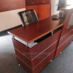 Narrow Profile Reception Counter Desk for Limited Office Space Uganda