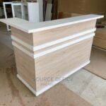 Commercial Reception Counter Desk Uganda Modern Furniture for High Traffic Reception Areas