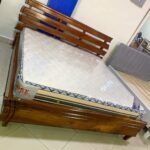 Pine Wooden Storage Bed Frame for Family Bedrooms Uganda