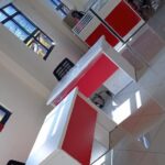 team workspace with storage