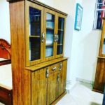 Elegant Mango Wood 3 Door Cupboard for Home Organization