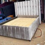 upholstered study storage bed