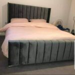 upholstered workspace bed