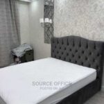 velvet study bed modern