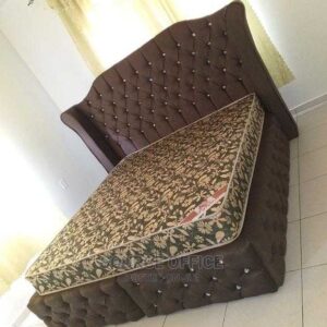 velvet tufted study bed luxury