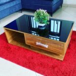 Villa Coffee Table with Raised Edge Top Design Uganda