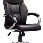 visitor leather office chair