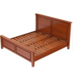 Oak Ottoman Bed Frame with Spacious Storage Kampala